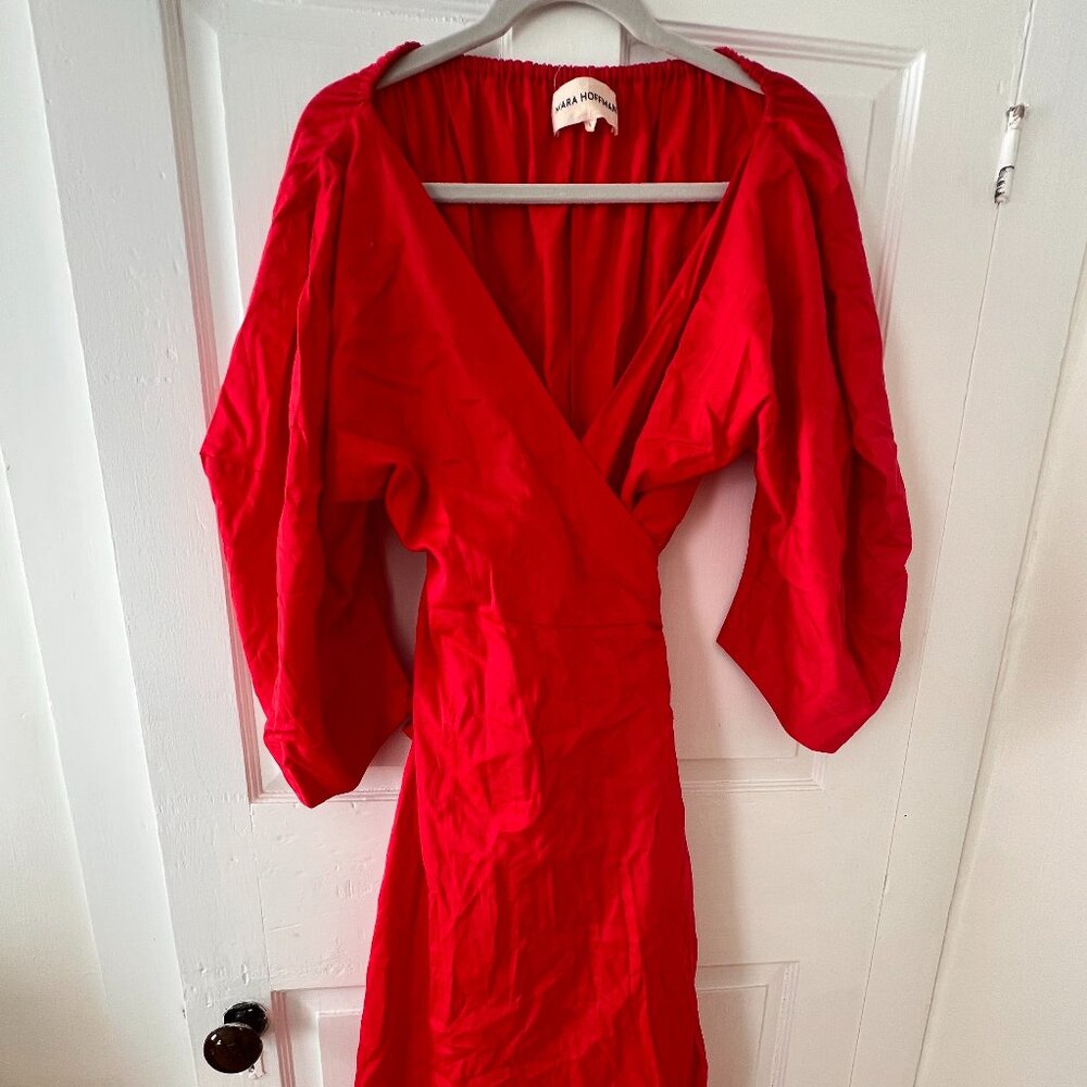 Mara Hoffman Francesca Midi Wrap Dress - Transitional Medium